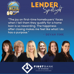 First Bank of Wyoming Division of Glacier Bank September 1